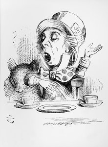 De Gekke Hoedenmaker, illustratie uit 