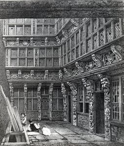 Een Prachtig Herenhuis dat onlangs stond in Hart Street, Crutched Friars, gepubliceerd in Smith