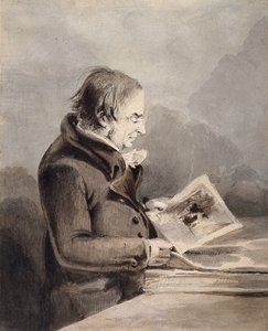 J.M.W. Turner In Het British Museum door John Thomas Smith