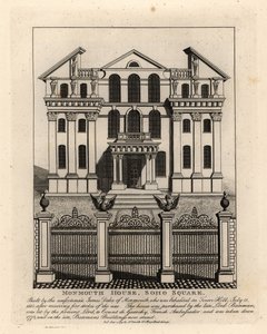 Monmouth House, Soho Square, gesloopt in 1773