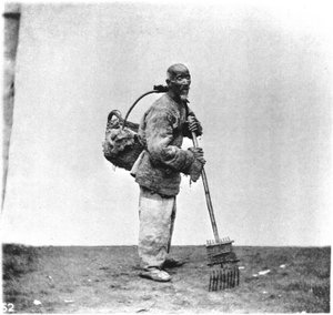 Een dagblad in China rond 1870 door John Thomson