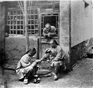 China, de pedicure, ca. 1870 (foto)