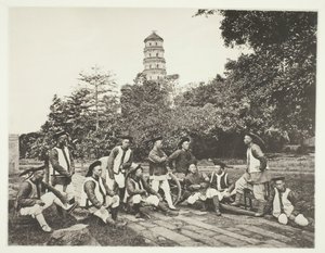 Tartaarse soldaten, ca. 1868 door John Thomson