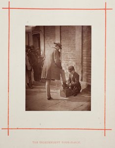 De onafhankelijke schoenpoetser, 1877