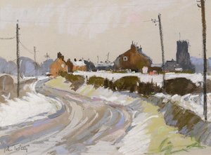Winterlandschap door John Tookey