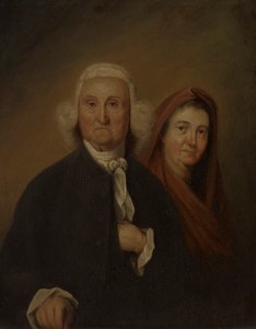 Gouverneur Jonathan Trumbull, Sr., en Faith Robinson Trumbull (1710) door John Trumbull