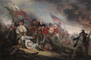 De Slag bij Bunkers Hill op 17 juni 1775 door John Trumbull