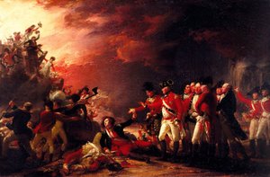 De tocht van het garnizoen van Gilbraltar door John Trumbull