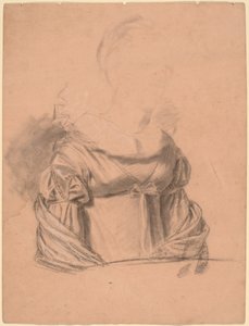 Studie van een Vrouwensjurk door John Vanderlyn