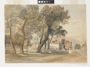 Schets uit de Natuur aan de Theems (Chelsea) door John Varley
