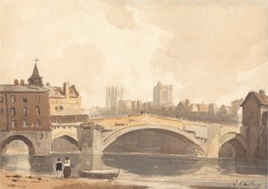 Uitzicht op York door John Varley