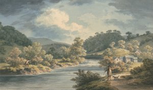 Een Visser in de Vale of Myfod, Locatie van het Paleis van de Prinses van Powis