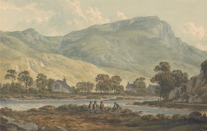 De priorij van Beddgelert, Caernarfonshire door John Warwick Smith