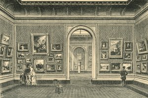 De Sheepshanks Gallery, South Kensington Museum, ca. 1860s door John Watkins