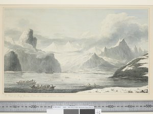 F.25 Een uitzicht op Snug Corner Cove, in Prince William