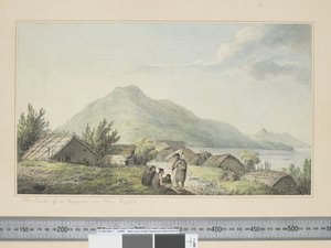 De binnenkant van een Hippah in Nieuw-Zeeland