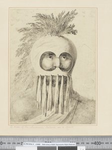 Een Man van de Sandwich Eilanden in een Masker