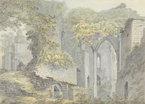 Goodrich Castle aan de Wye, Hertfordshire door John Webber