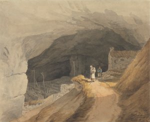 De Mond van de Grot bij Castleton in de Pieken van Derby