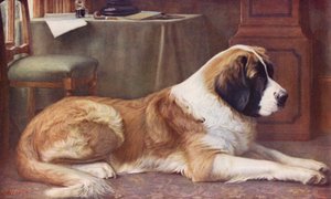 Wachten op ontbijt door John William Allison