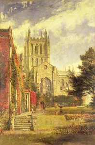 Hereford Kathedraal door John William Buxton Knight