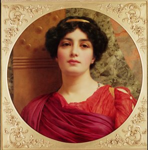 Klassieke dame door John William Godward