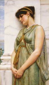 Pompeiaans Meisje door John William Godward