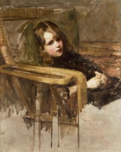 De gemakkelijke stoel door John William Waterhouse