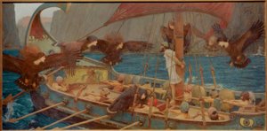 Ulysses en de Sirenen door John William Waterhouse