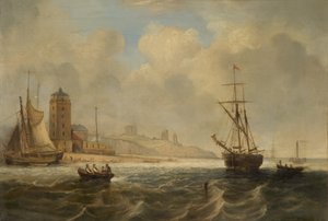 Ingang naar de Tyne door John Wilson Carmichael