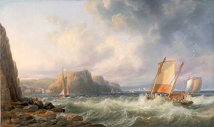 Voor de kust van Yorkshire, Staithes