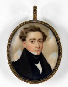 Portret van een heer, 1832 door John Wood Dodge