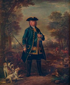 Sir Robert Walpole met Honden door John Wooton