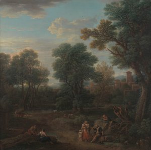 Klassiek landschap: ochtend