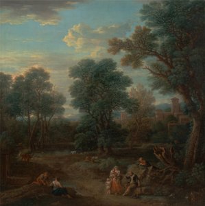 Klassiek landschap: ochtend