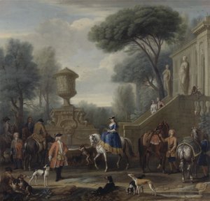 Voorbereiding op de jacht door John Wootton