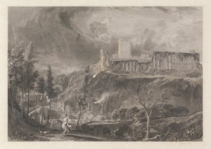 Richmondshire Castle en stad