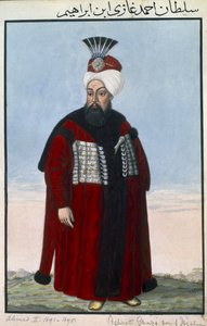 Ahmed II (1642-95) Sultan 1691-95, uit 