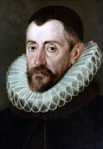 Sir Francis Walsingham (ca.1532-1590), Engelse politicus (schilderij door J.de Critz). Londen National Portrait Gallery door John de Critz