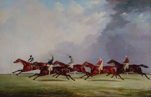 De Finish voor de Ascot Cup door John of York Dalby