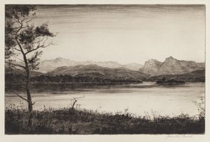 Langdale Pikes, Windermere door Johnstone Baird