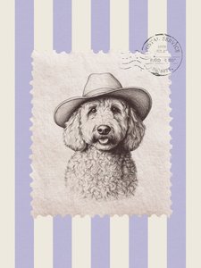 Cowboy-krabbelstempel door Jolly and Dash