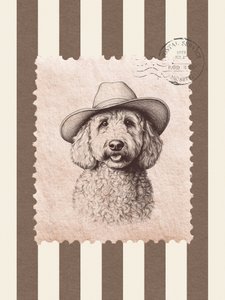 Cowboy-poedelstempel