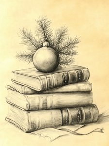 Vintage kerstboeken
