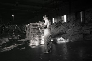 Jutefabriek, Kolkata, India, 2017 (foto)