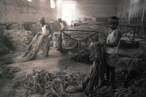 Jutefabriek, Kolkata, India, 2017 (foto)