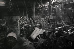 Jutefabriek, Kolkata, India, 2017 (foto)