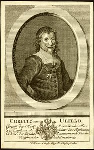 Portret van Corfitz Ulfeldt door Jonas Haas