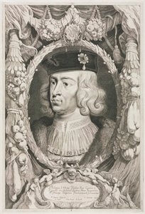 De hertogen van Bourgondië: Nr. 8. Portret van Filips I (de Schone) van Castilië door Jonas Suyderhoef