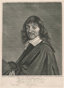 René Descartes door Jonas Suyderhoff, after Frans Hals